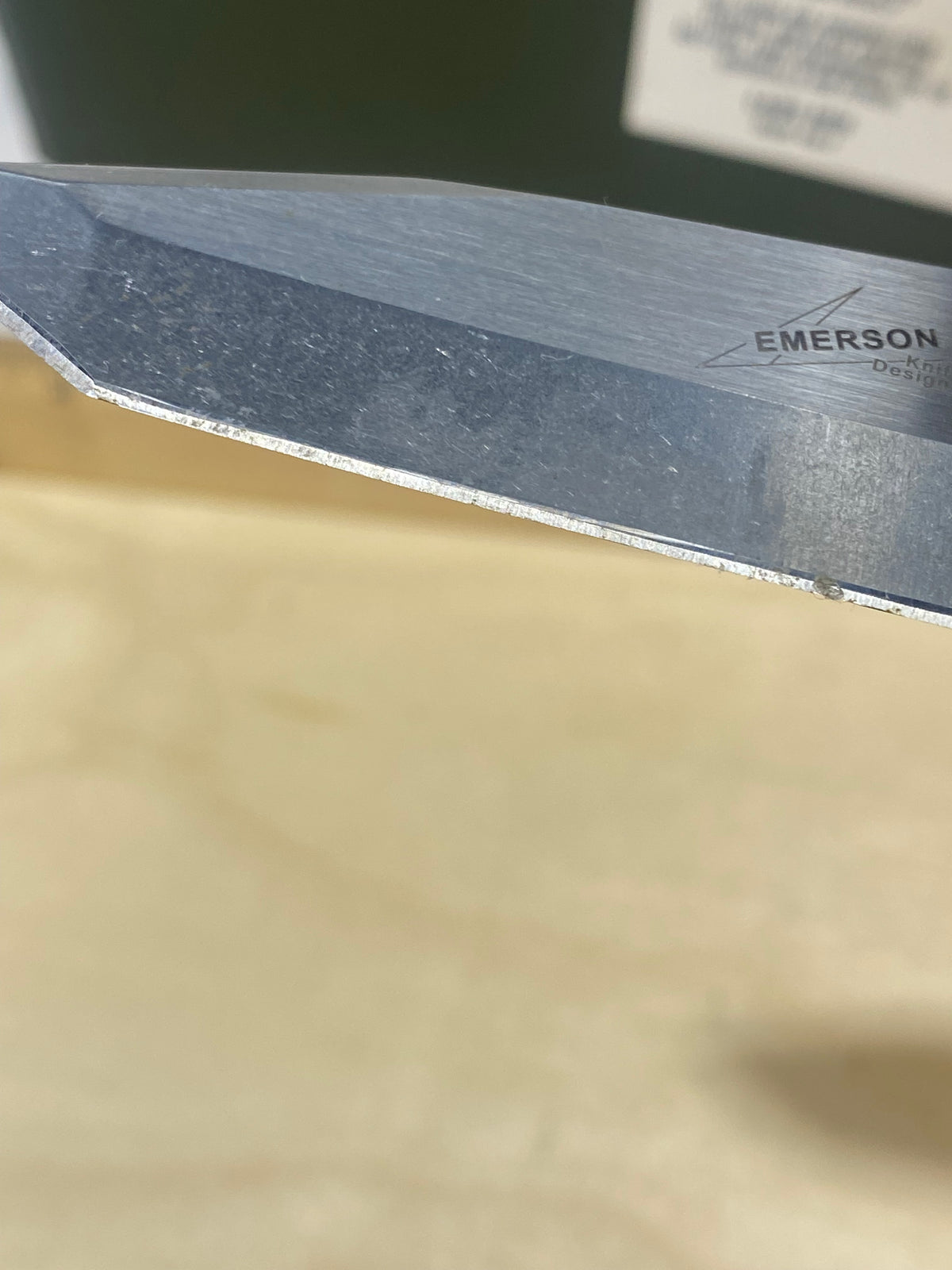 Kershaw CQC-7K 6034T #27. Light Usage. Ding on blade.