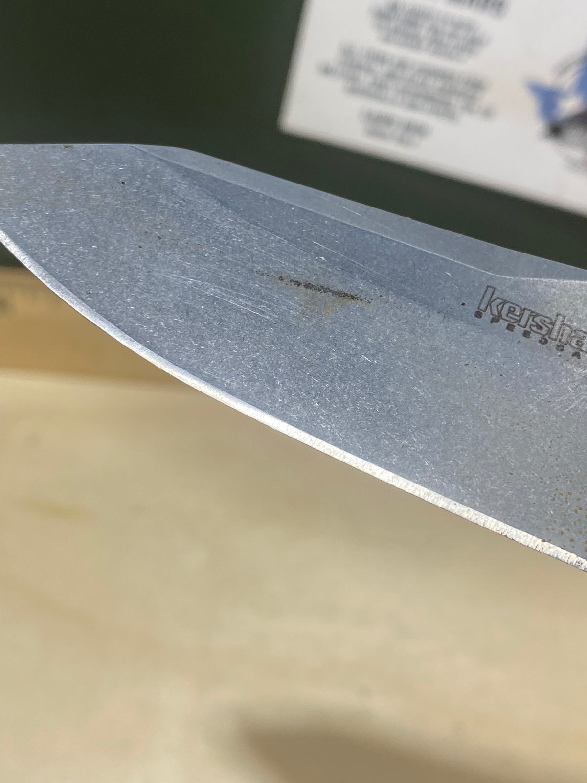 Kershaw Drivetrain 8655 #32. Light Usage. Possible rust. Resharpened.