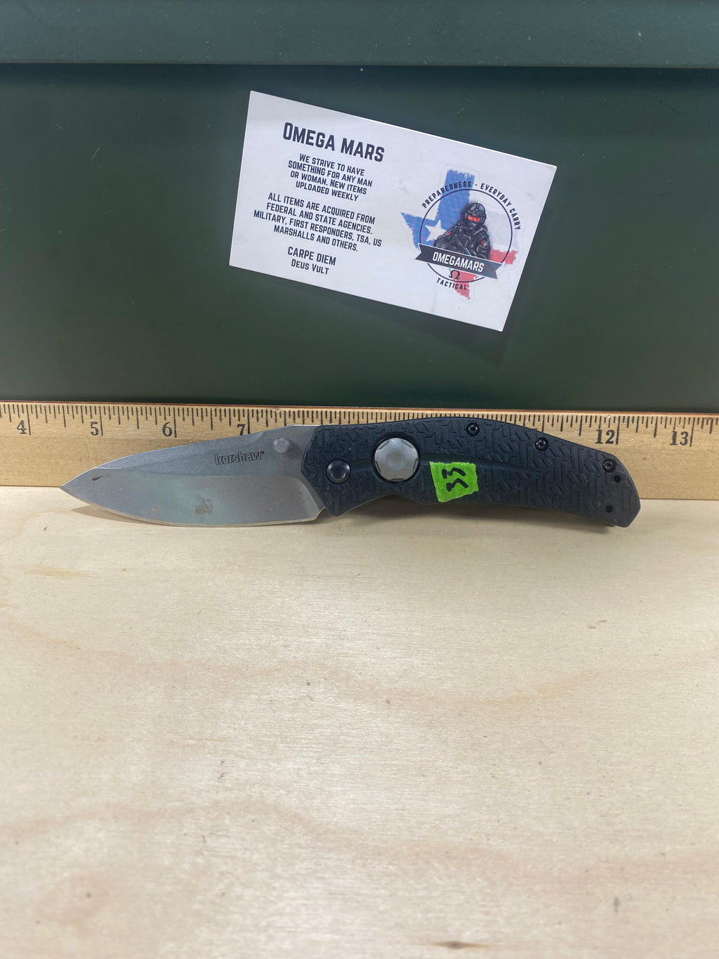 Kershaw Thistle 3812 #33. Light Usage.