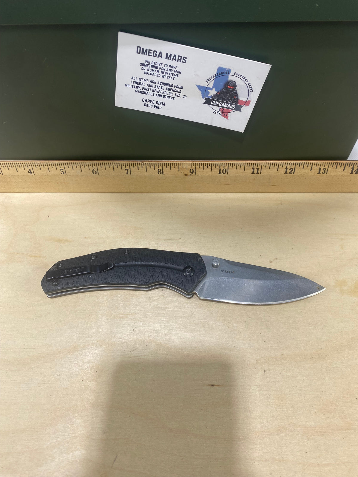 Kershaw Thistle 3812 #33. Light Usage.