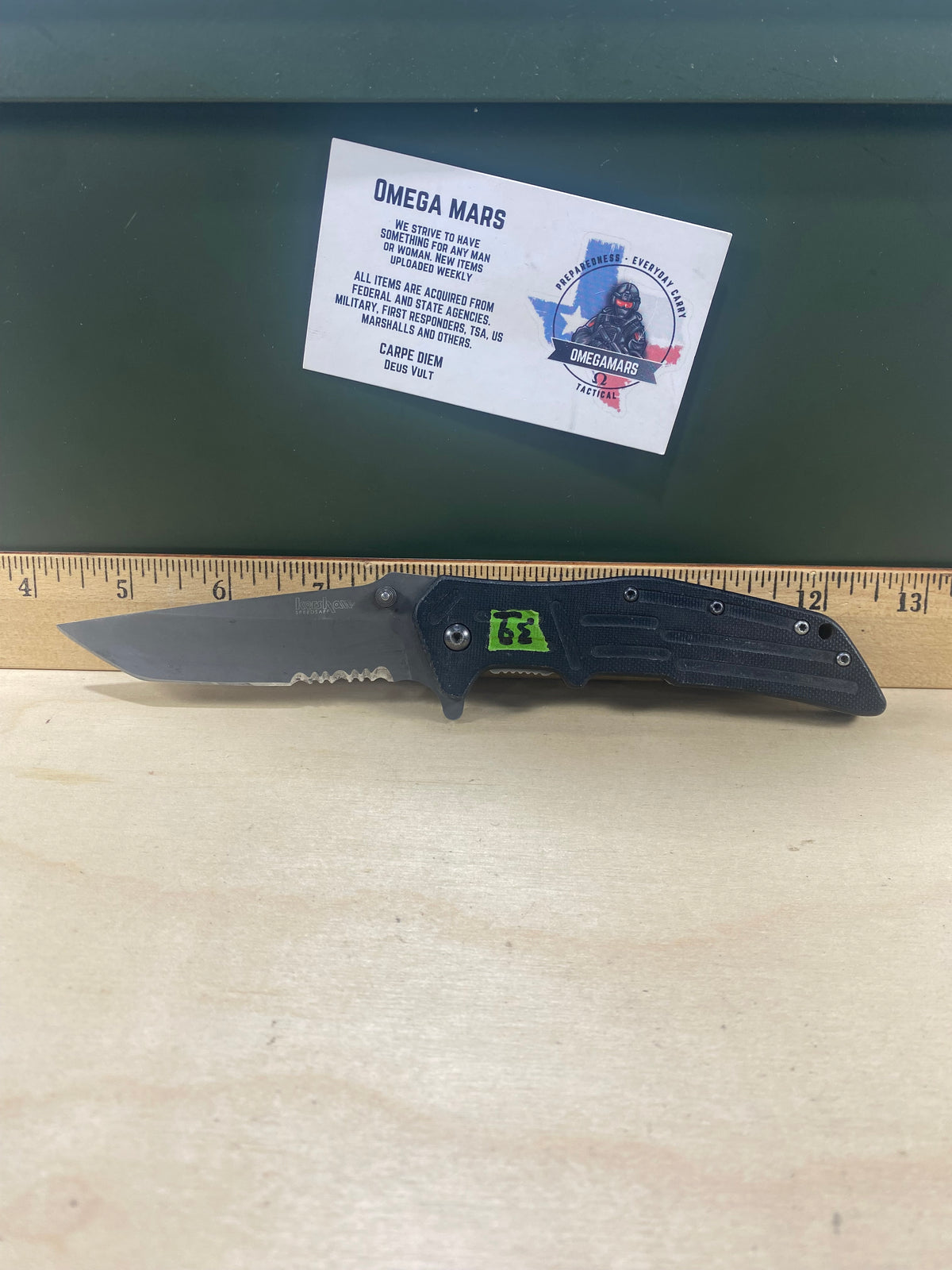 Kershaw RJ I A/O 1985ST #39. Light Usage. Resharpened.