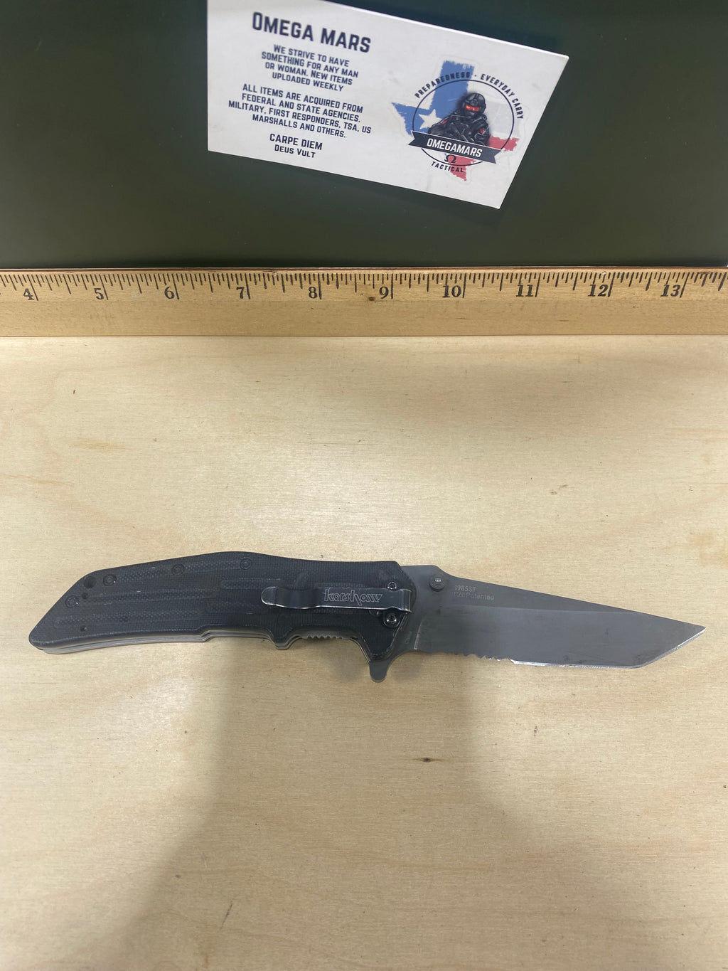 Kershaw RJ I A/O 1985ST #39. Light Usage. Resharpened.