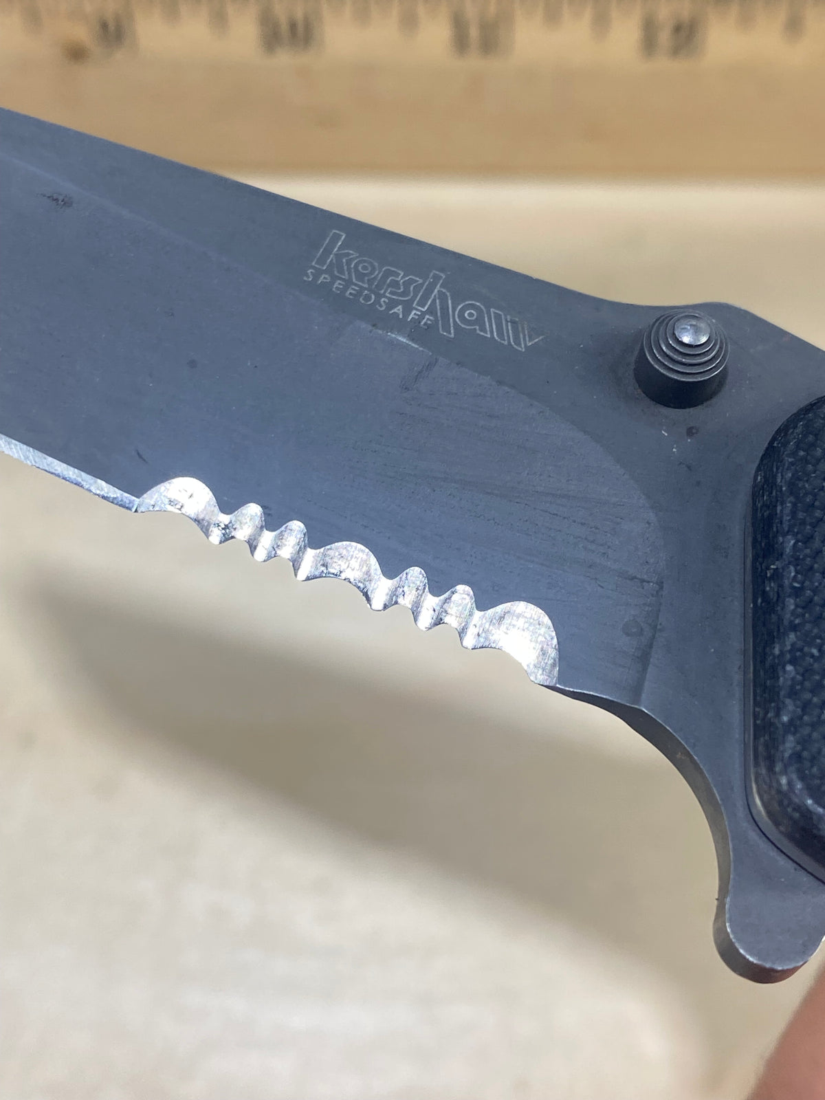 Kershaw RJ I A/O 1985ST #39. Light Usage. Resharpened.