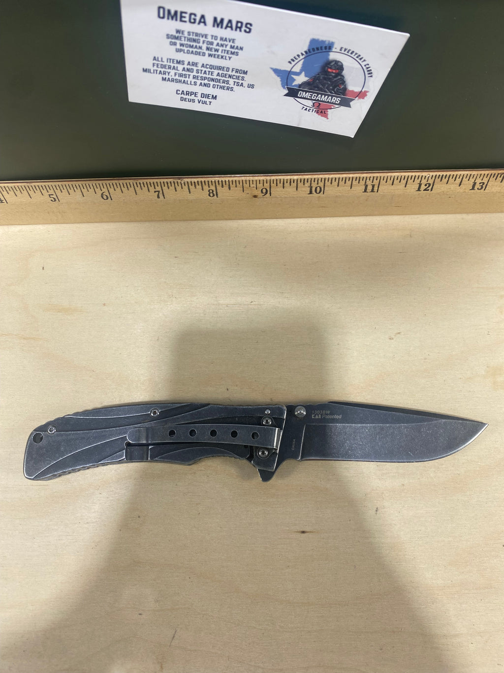 Kershaw Manifold A/O 1303BW #40. Light Usage.