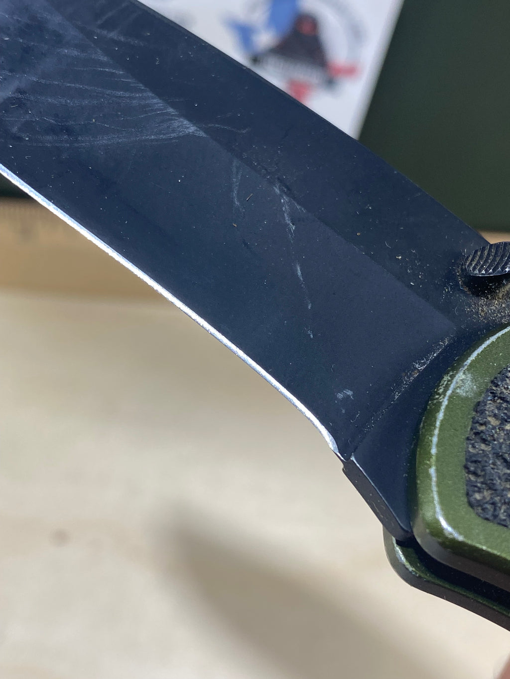 Kershaw Blur 1670OLBLK #58. Light Usage. Resharpened.