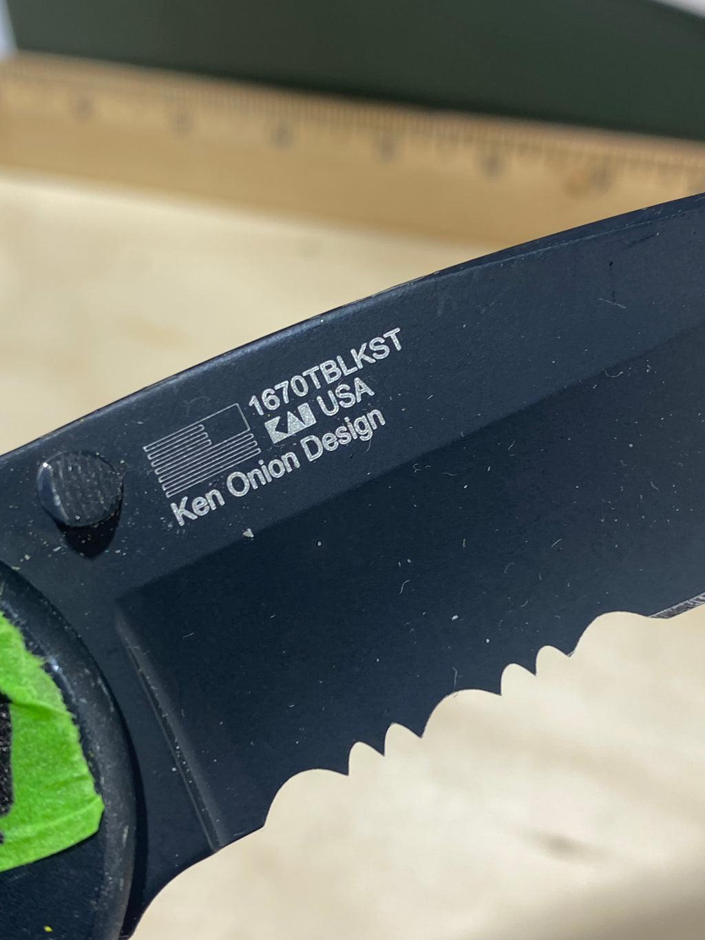Kershaw Blur 1670TBLKST #59. Light Usage. Resharpened.