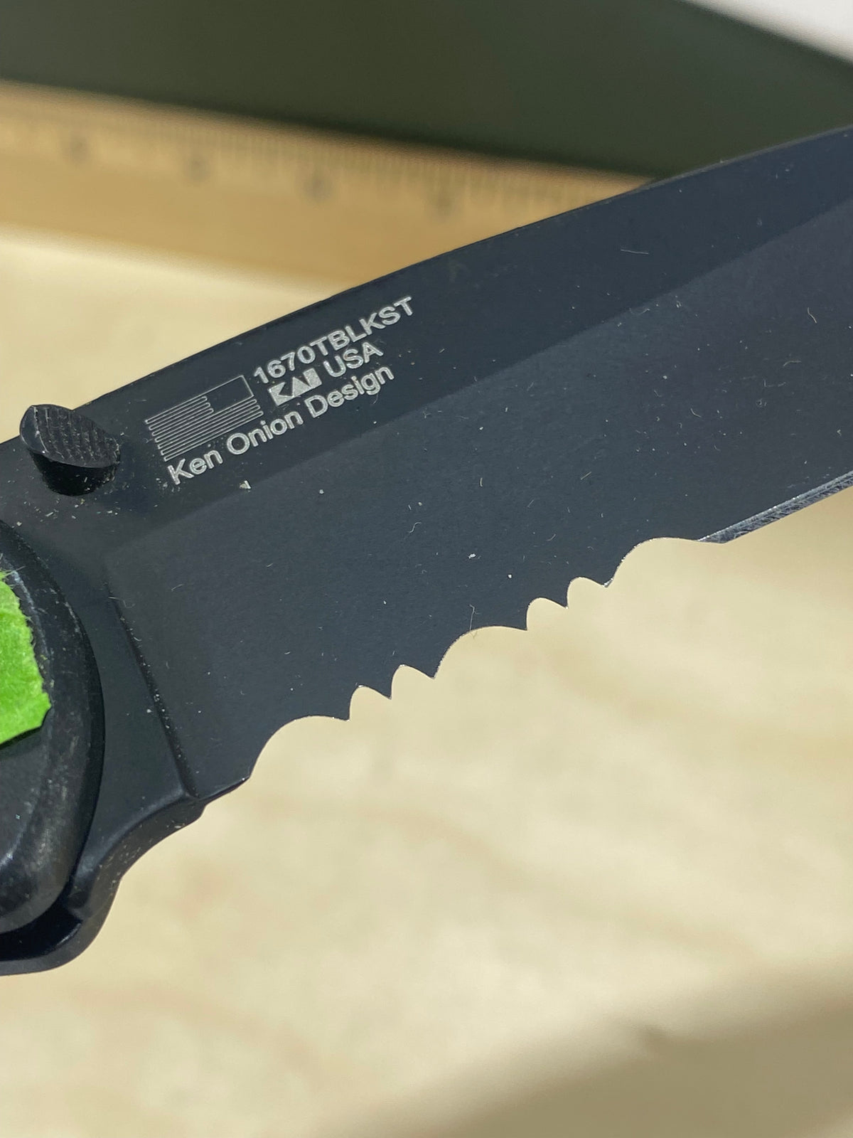 Kershaw Blur 1670TBLKST #59. Light Usage. Resharpened.