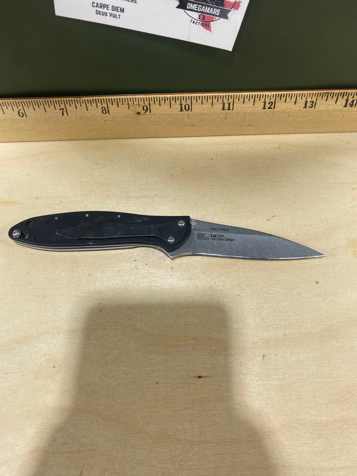 Kershaw Leek 1660SWBLK #65. Light Usage.