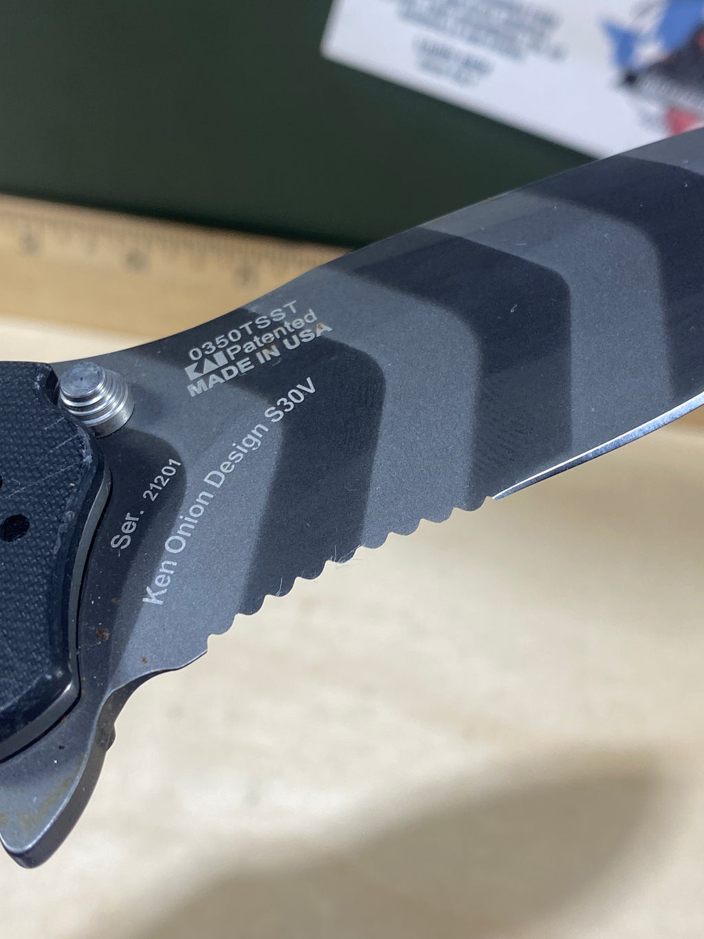 Zero Tolerance  0350TSST #68. Light Usage. Possible rust.