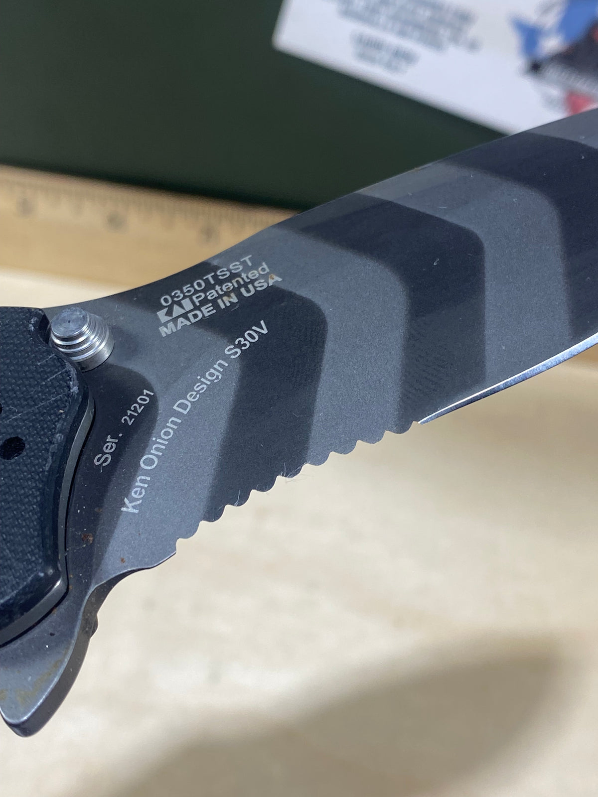 Zero Tolerance  0350TSST #68. Light Usage. Possible rust.