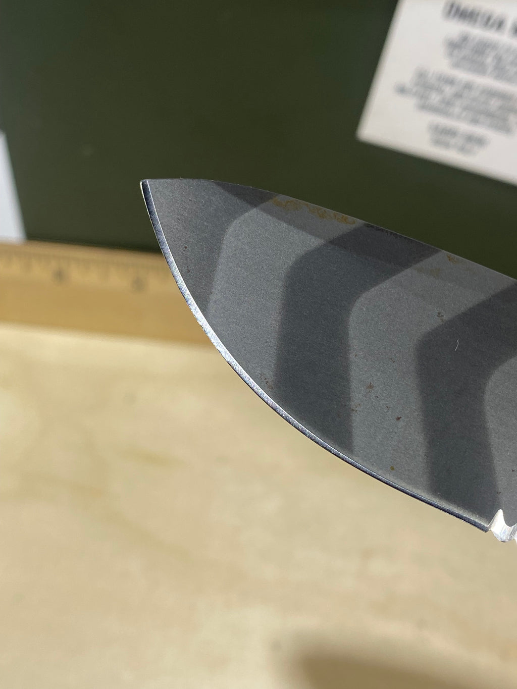 Zero Tolerance  0350TSST #68. Light Usage. Possible rust.