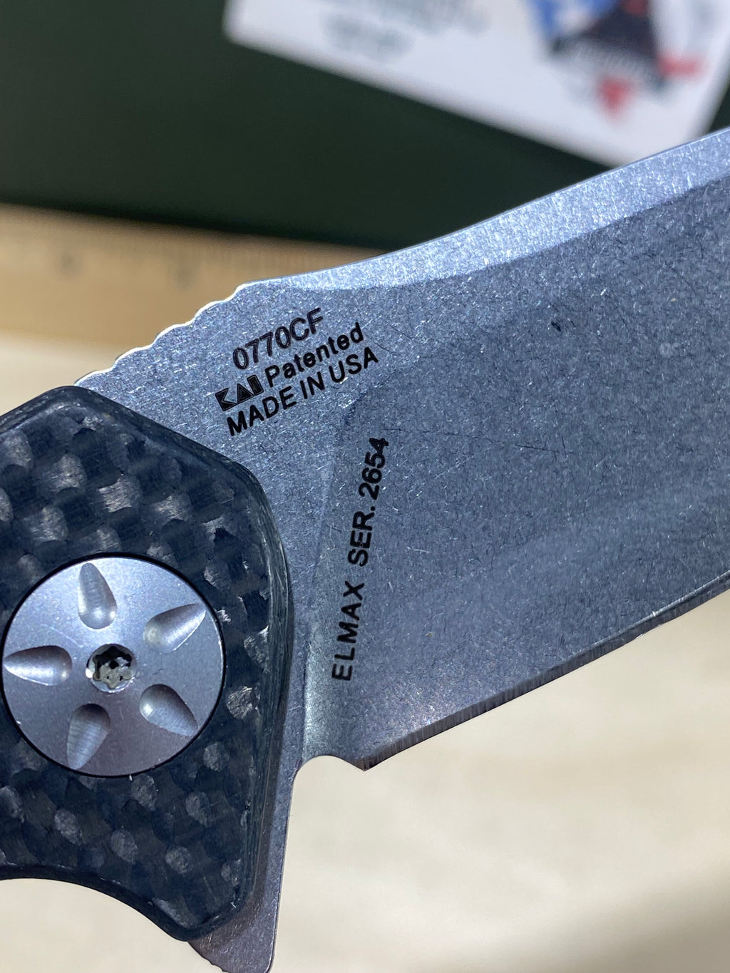 Zero Tolerance 0770CF #70. Light Usage. Resharpened.