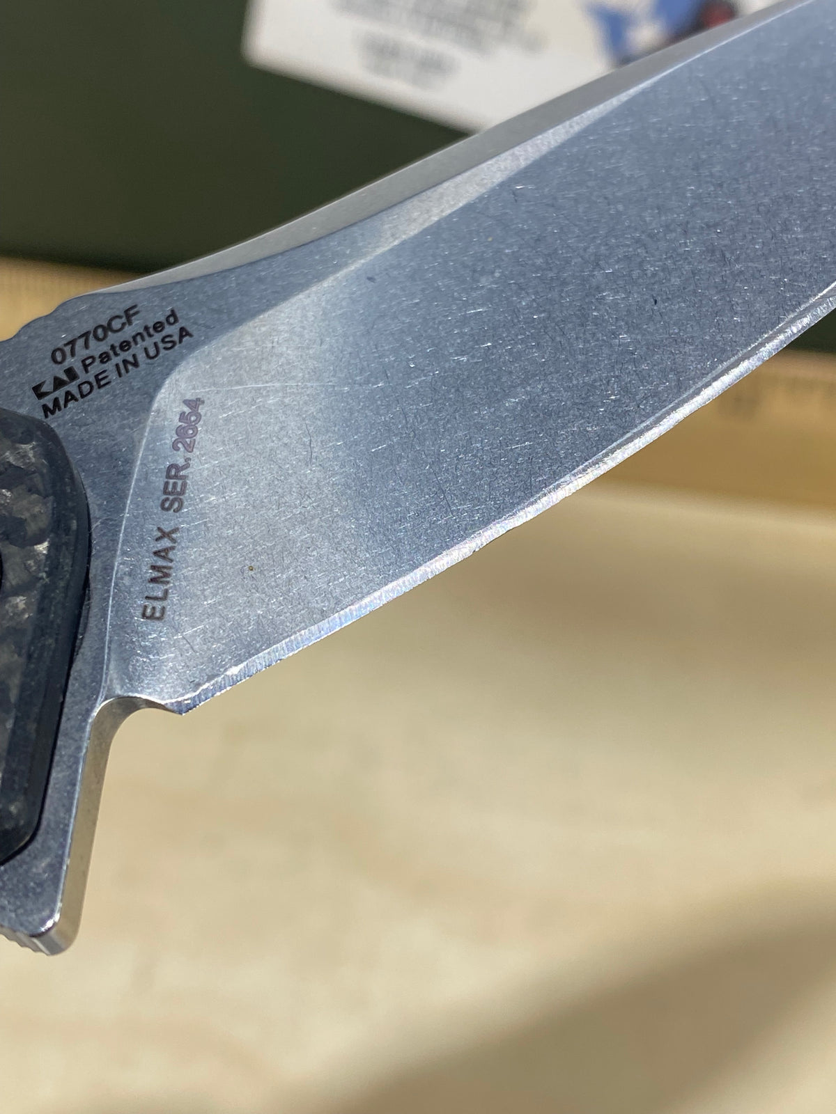 Zero Tolerance 0770CF #70. Light Usage. Resharpened.
