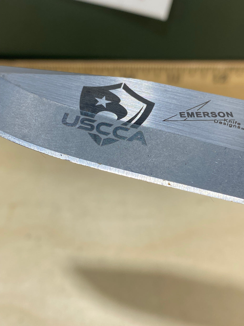 Kershaw CQC-6K 6034 #71. Light Usage. Ding on blade. Pocket clip little bent out.