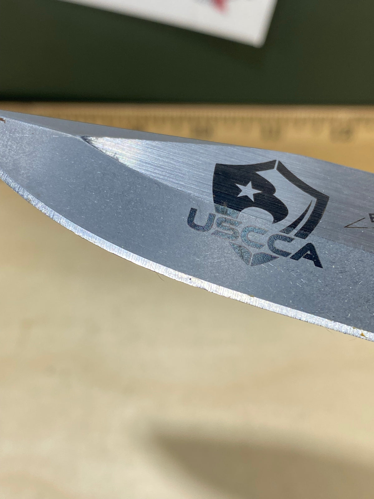 Kershaw CQC-6K 6034 #71. Light Usage. Ding on blade. Pocket clip little bent out.