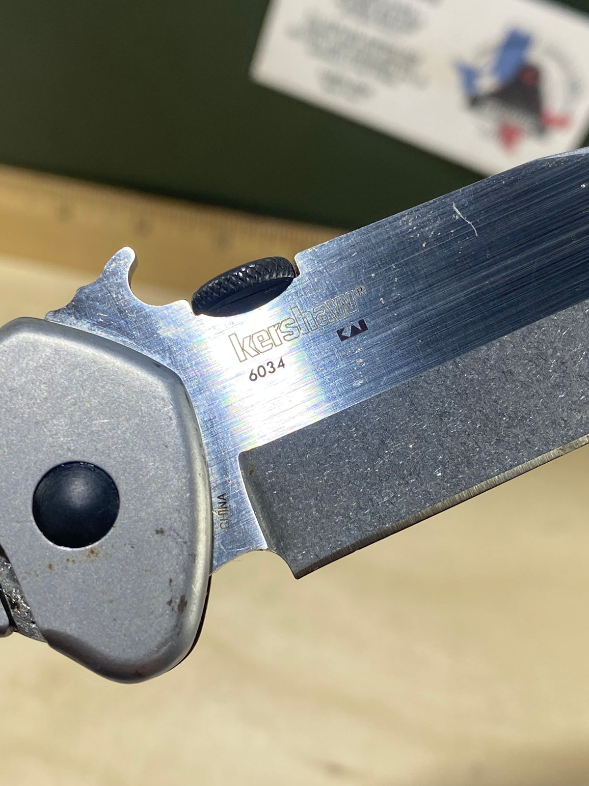 Kershaw CQC-6K 6034 #72. Light Usage. Ding on blade.
