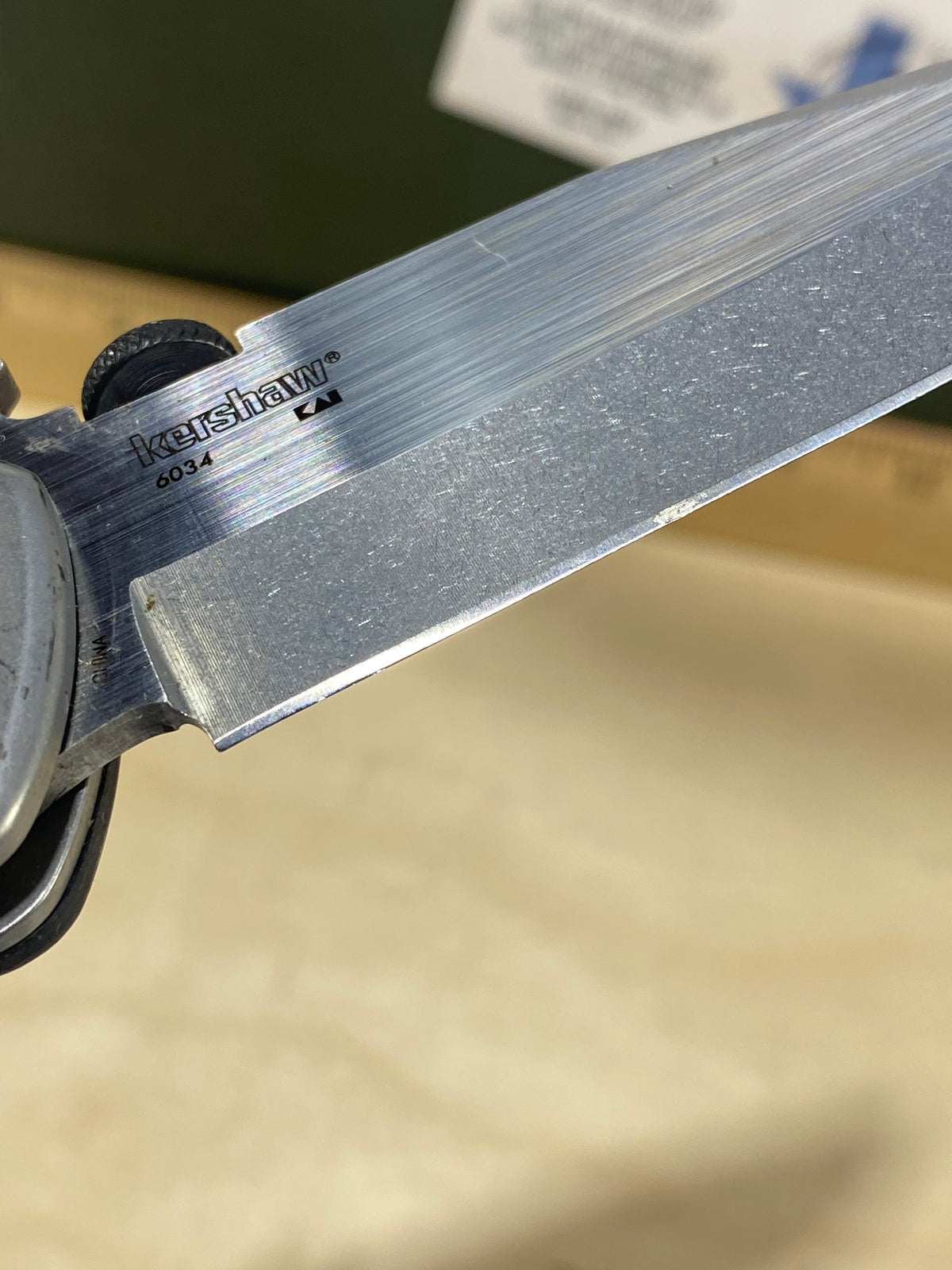 Kershaw CQC-6K 6034 #72. Light Usage. Ding on blade.
