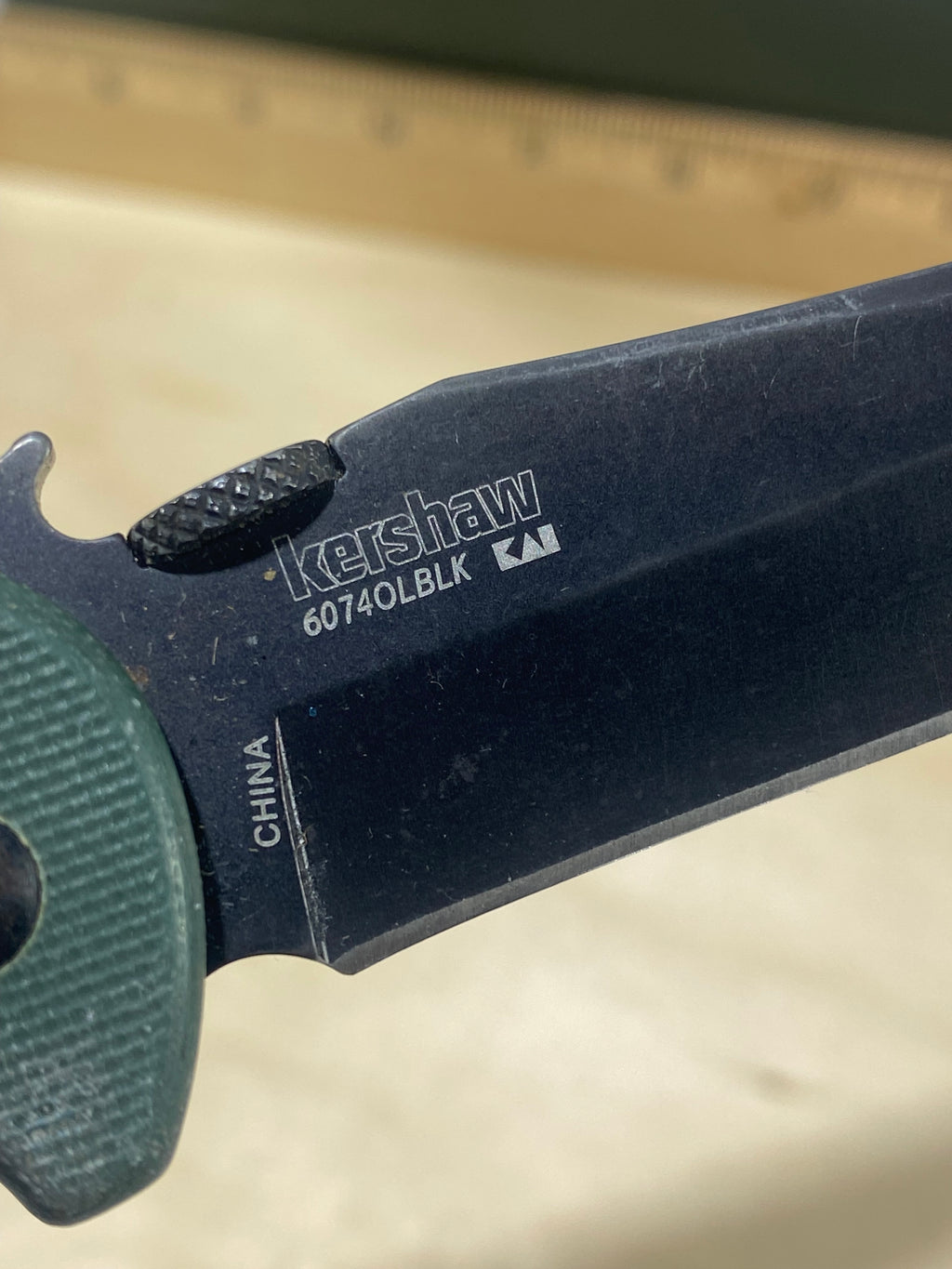 Kershaw CQC-5K 6074OLBLK #74. Light Usage. Tip chipped.