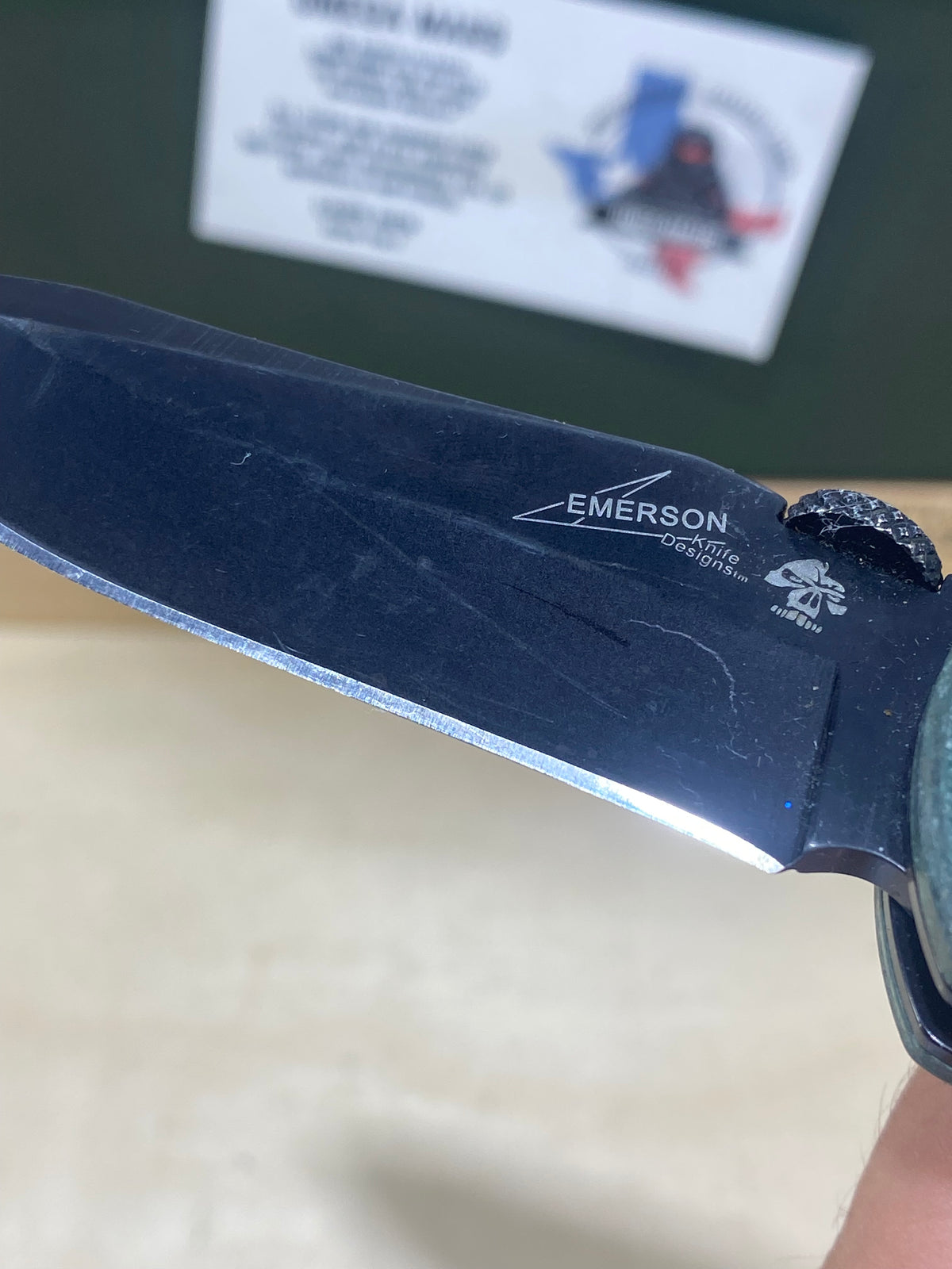 Kershaw CQC-5K 6074OLBLK #74. Light Usage. Tip chipped.