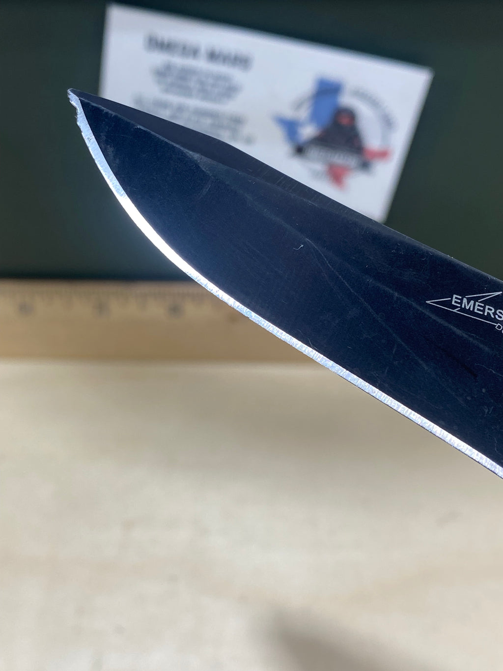 Kershaw CQC-5K 6074OLBLK #74. Light Usage. Tip chipped.