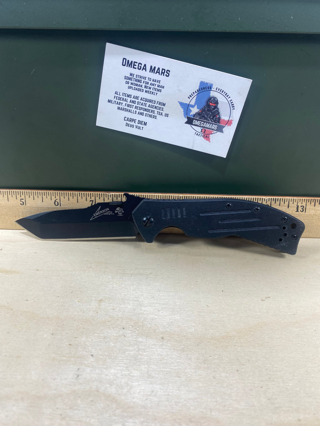 Kershaw CQC-8K 6044TBLK #75. Light Usage.