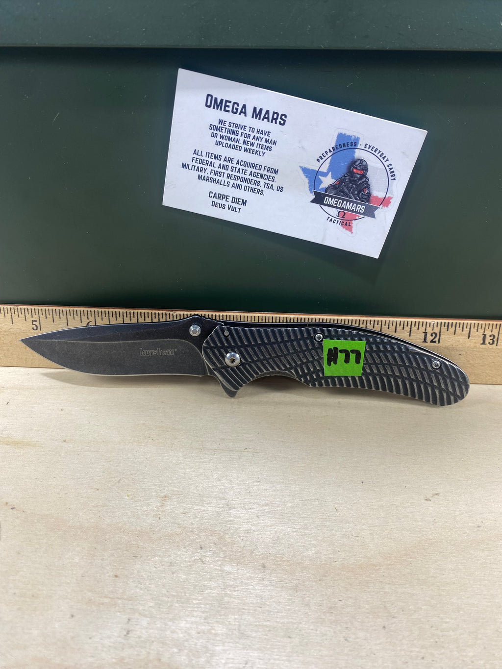 Kershaw Thrust 1315BW #77. Light Usage. Dings on blade