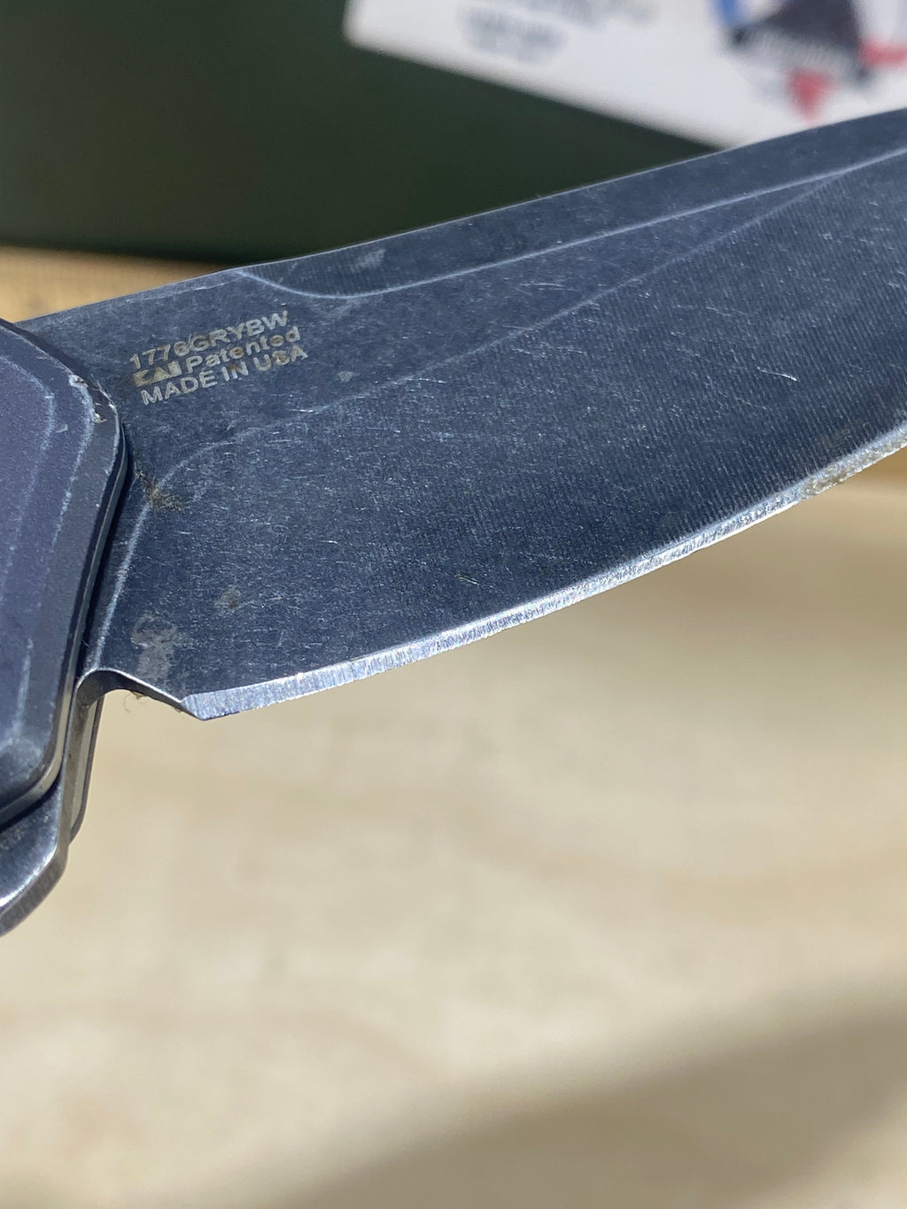 Kershaw Link 1776GRYBW #78.Light Usage. Dirty. Resharpened.