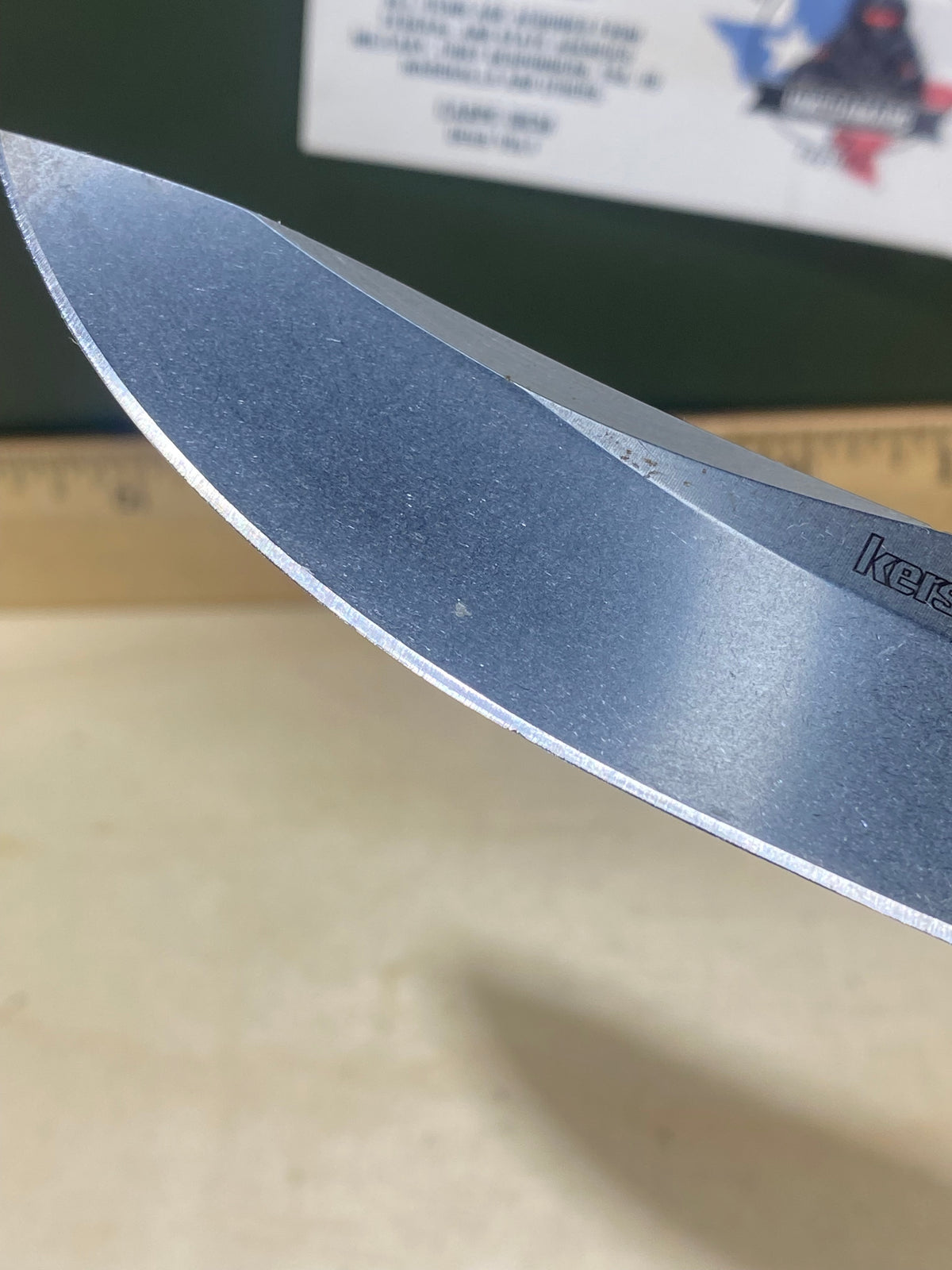 Kershaw Tumbler-Brass 4038BRZ #79. Light Usage.