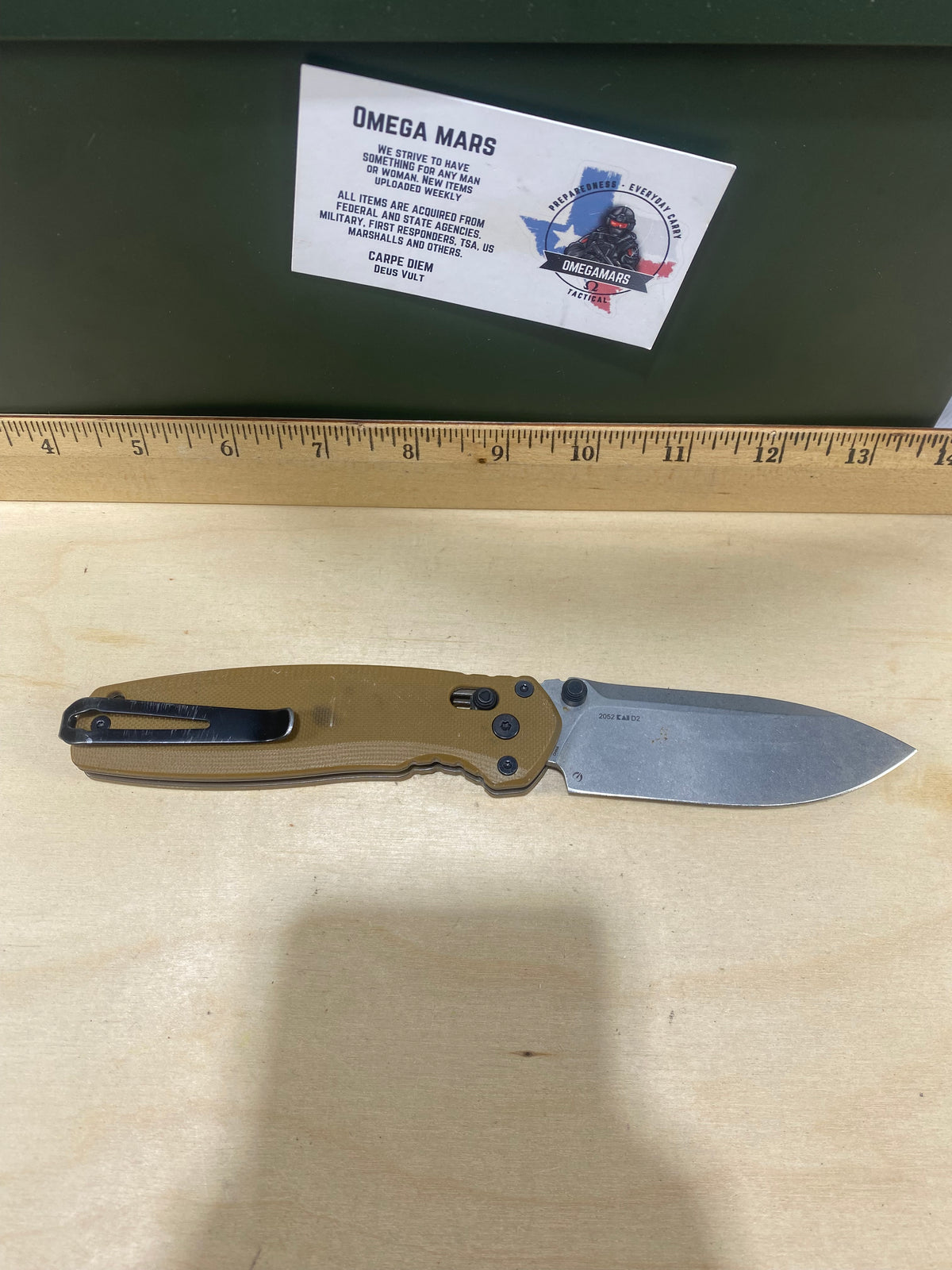 Kershaw Broadside 2052 #89. Light Usage. Possible rust.