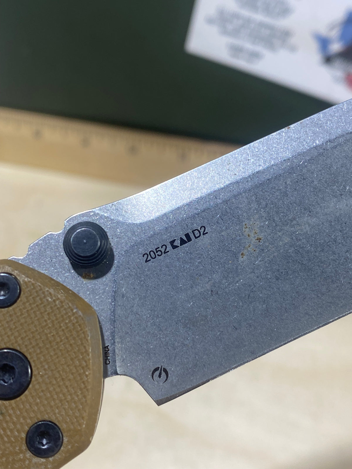 Kershaw Broadside 2052 #89. Light Usage. Possible rust.