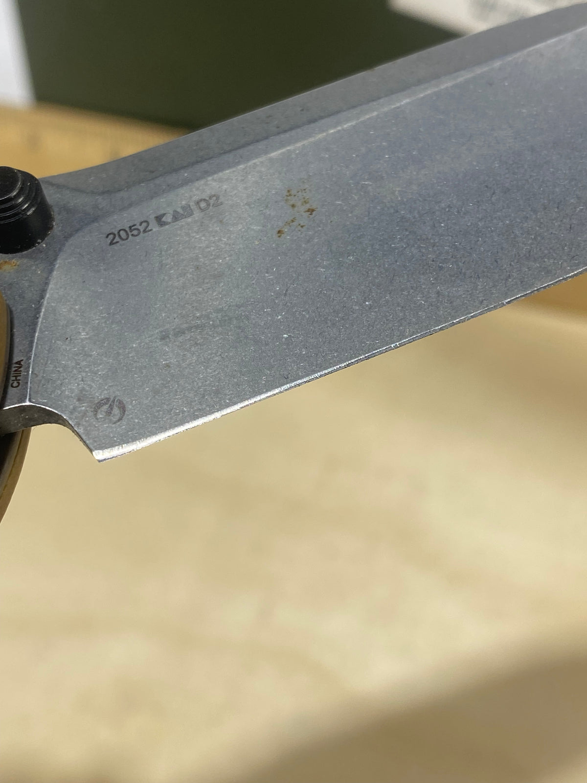 Kershaw Broadside 2052 #89. Light Usage. Possible rust.