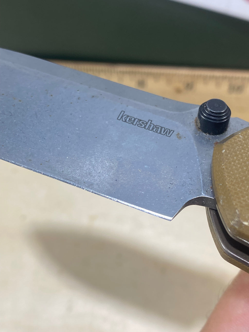 Kershaw Broadside 2052 #89. Light Usage. Possible rust.