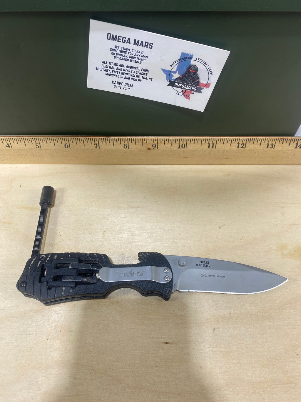 Kershaw Select Fire 1920 #81. Light Usage. Dings on blade.