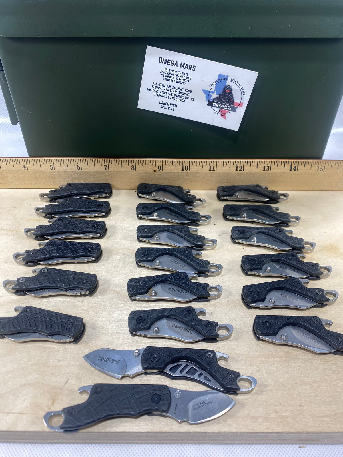Kershaw Cinder Mini Pocketnife/Keychain 1025. Light usage. Multi qty. Pick at random.