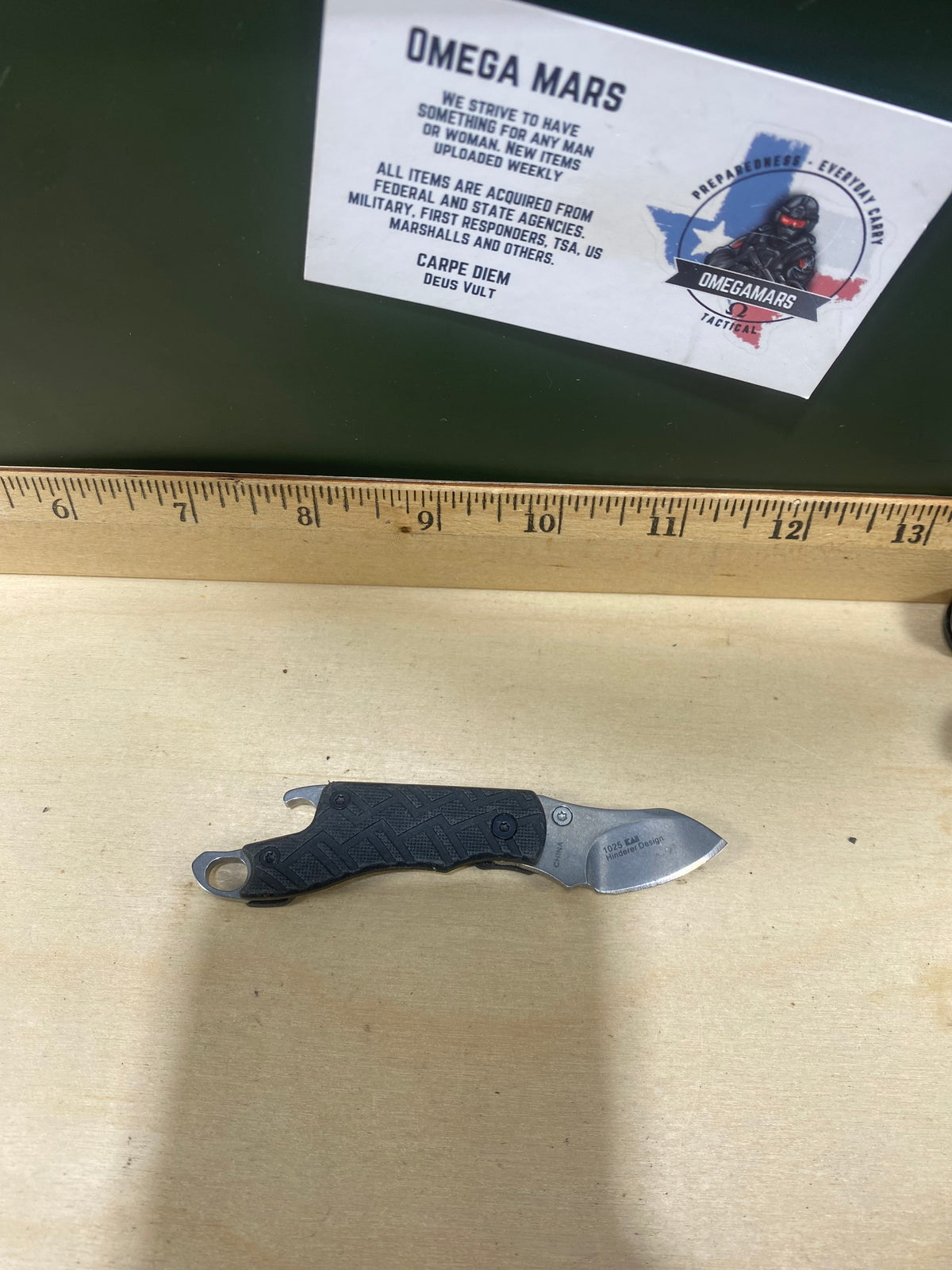 Kershaw Cinder Mini Pocketnife/Keychain 1025. Light usage. Multi qty. Pick at random.