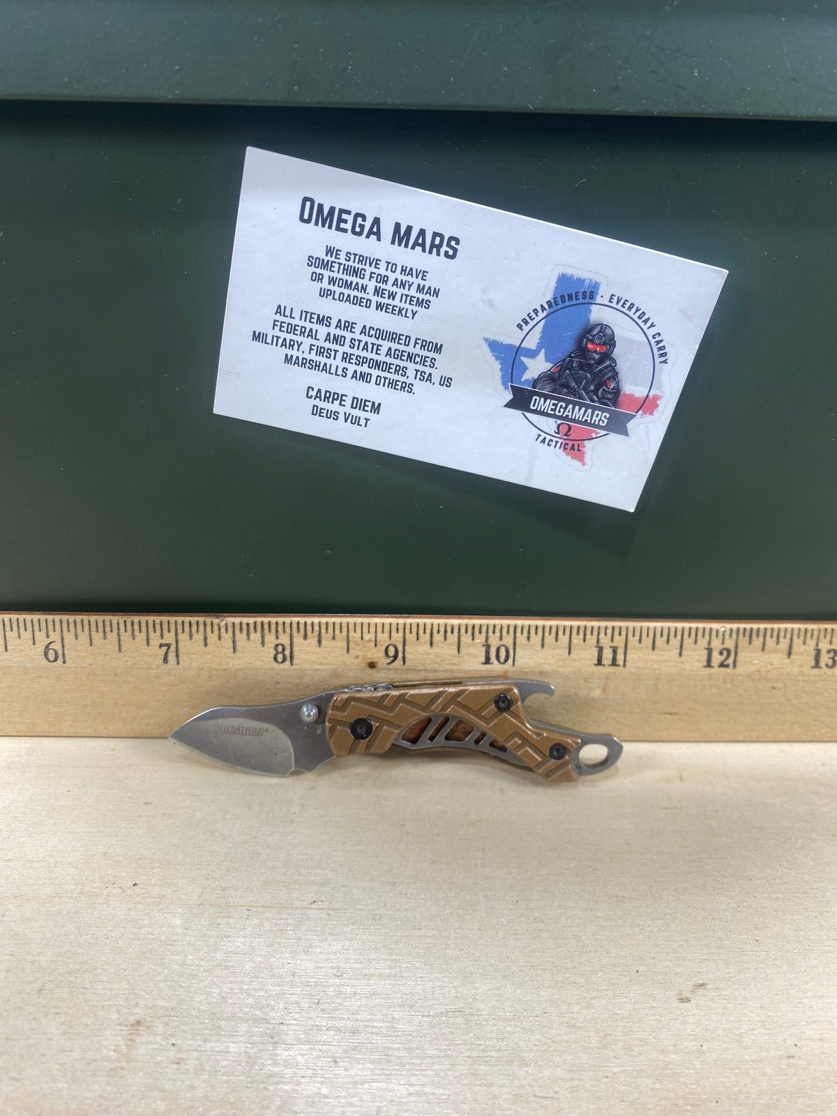 Kershaw Cinder-Copper 1025CU #83. Light Usage.
