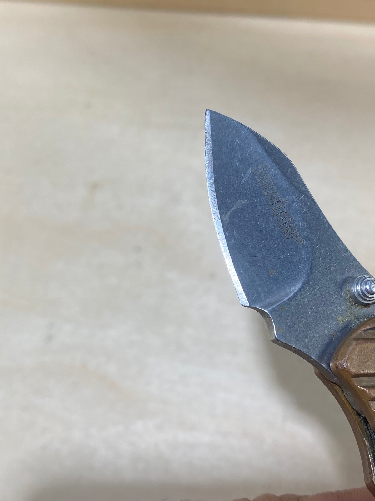 Kershaw Cinder-Copper 1025CU #83. Light Usage.