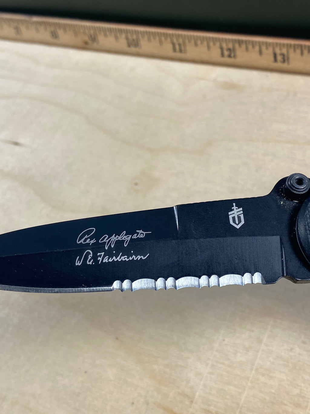 Gerber #18 Applegate-Fairbairn Mini Covert FAST Folding Knife. Light usage.