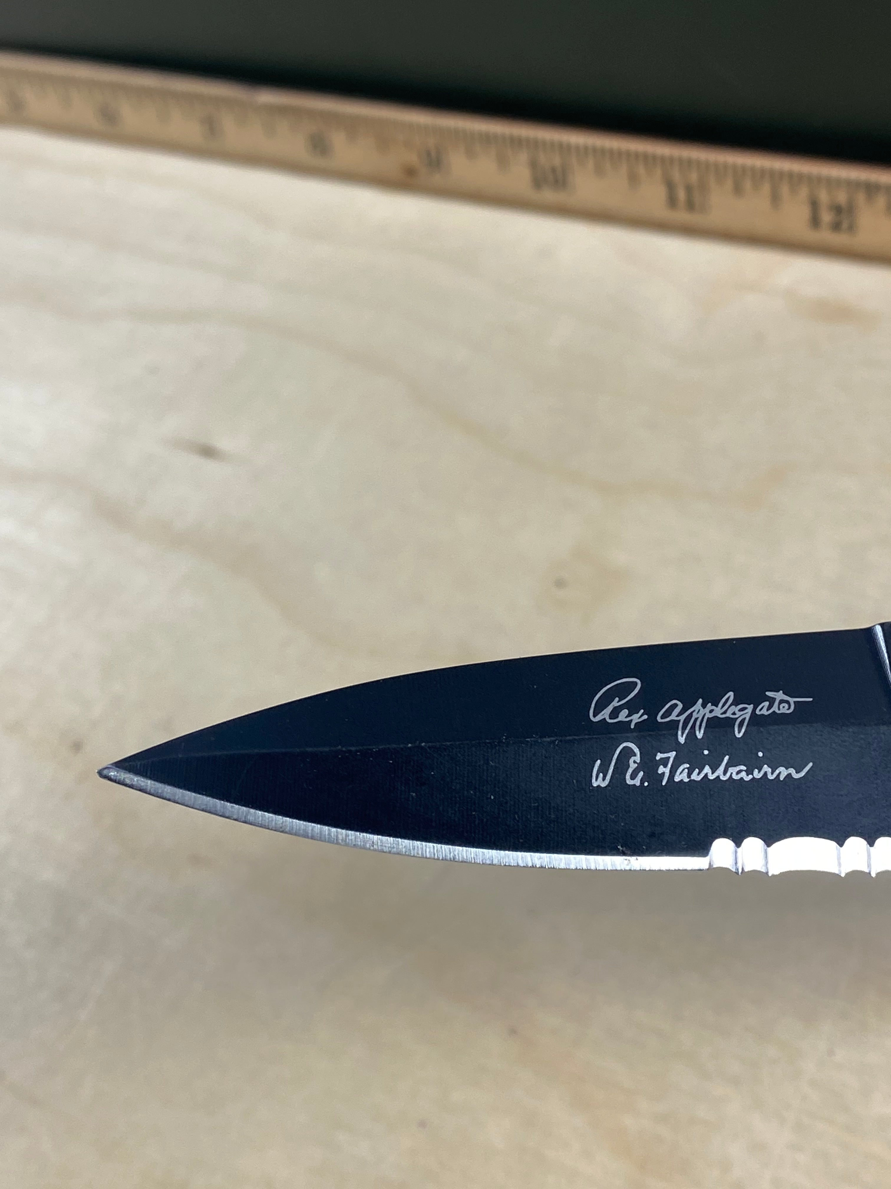 Gerber #18 Applegate-Fairbairn Mini Covert FAST Folding Knife. Light usage.