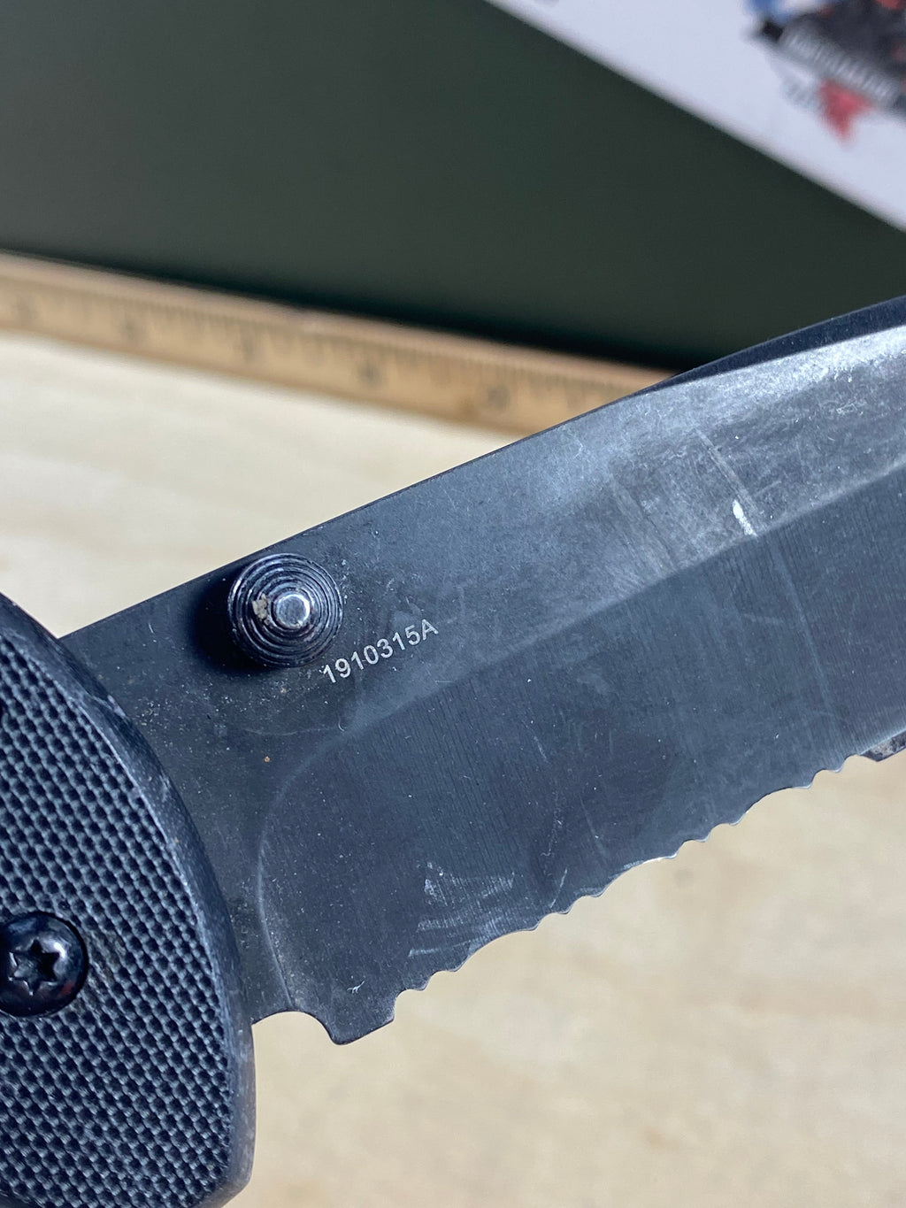 Gerber #88 Propel AO Knife Black Assisted Opening (3.5" Tanto Black Serr). Light usage. (MSRP 156.00 NEW)