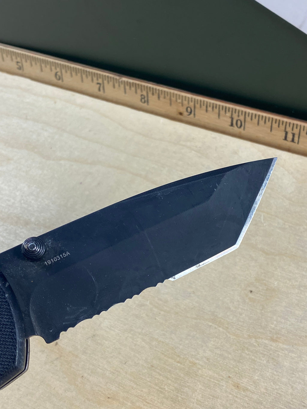 Gerber #88 Propel AO Knife Black Assisted Opening (3.5" Tanto Black Serr). Light usage. (MSRP 156.00 NEW)