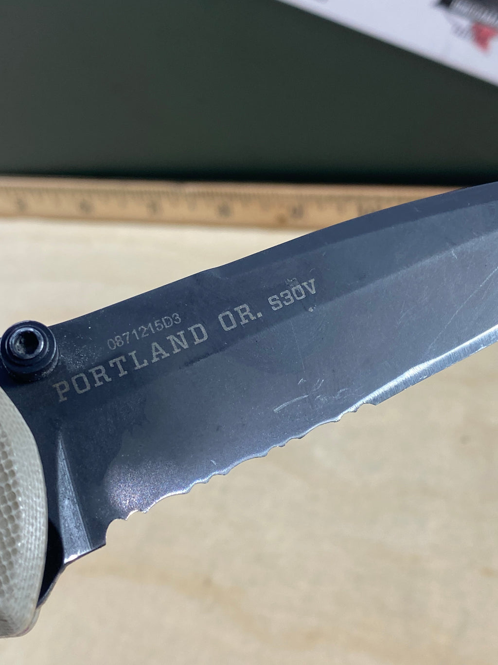 Gerber #90 Propel Downrange AO Knife Desert Tan Assisted Opening. Light usage. Possibly resharpened. (MSRP $198.00 NEW)