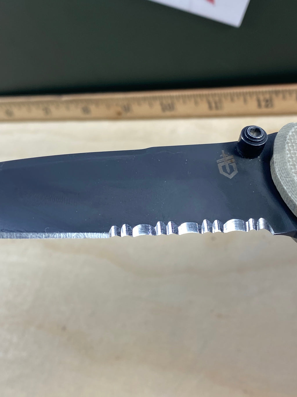 Gerber #90 Propel Downrange AO Knife Desert Tan Assisted Opening. Light usage. Possibly resharpened. (MSRP $198.00 NEW)