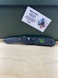 Gerber #92 Propel Downrange AO Assisted Opening Knife Black (3.5" Black Serr). Light usage. Dirty. Resharpened and it's missing the pocket clip. (MSRP $190.00 NEW)