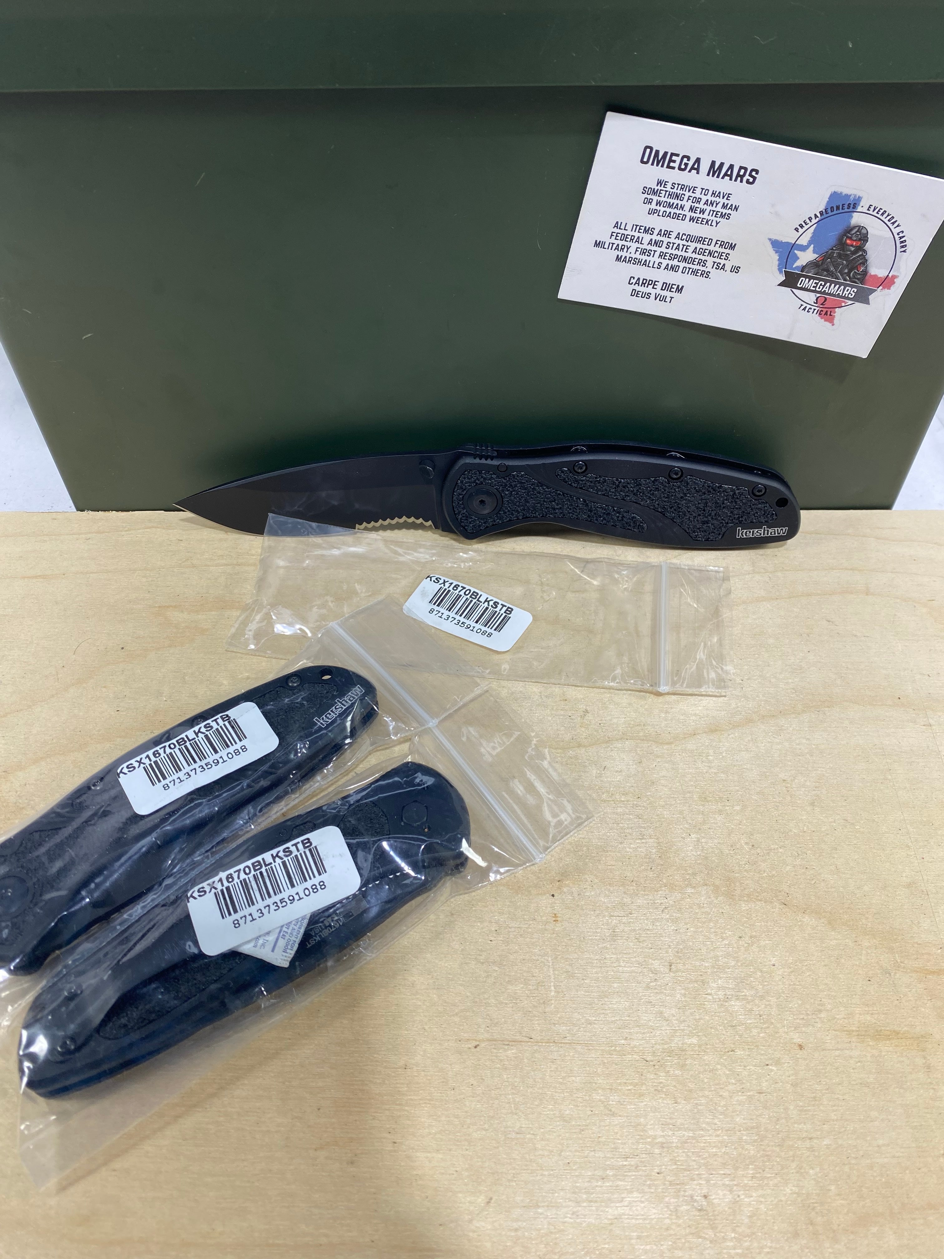 KERSHAW Leek FACTORY SECONDS - Brand New - CLOSE OUT