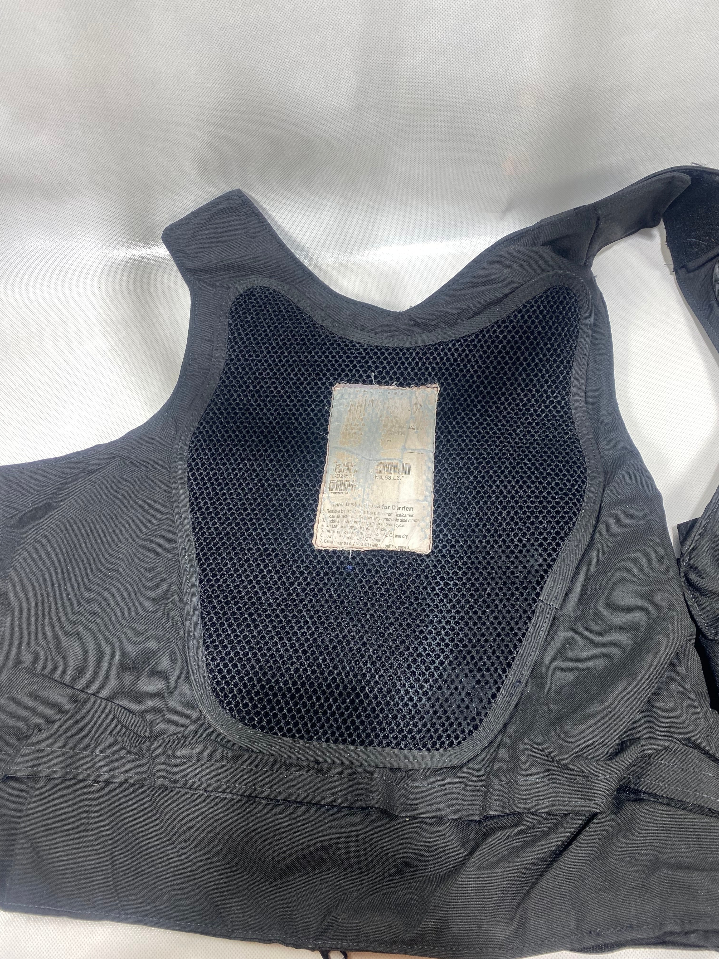 Pre-Owned Point-Blank Guardian MOLLE Vest Carriers in Black. Light usage.