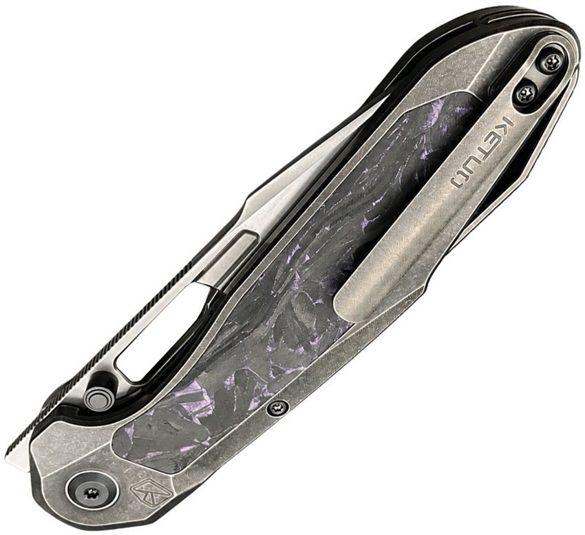 Ketuo USA - Triad Button Linerlock - Titanium - Bohler M390