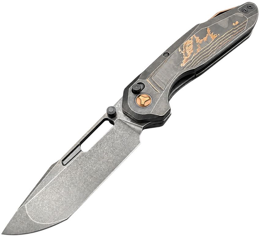 Ketuo USA - Triad Button Linerlock - Titanium - Bohler M390