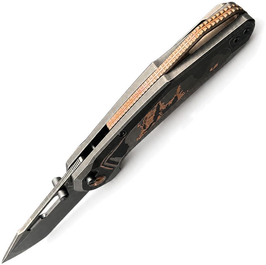 Ketuo USA - Triad Button Linerlock - Titanium - Bohler M390