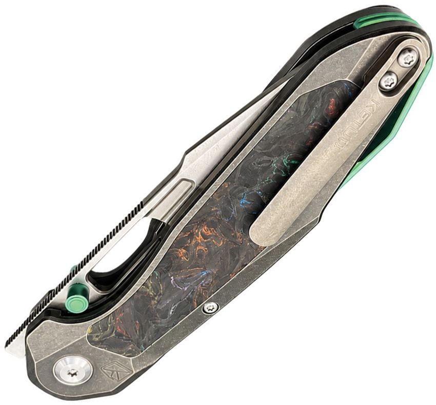 Ketuo USA - Triad Button Linerlock - Titanium - Bohler M390